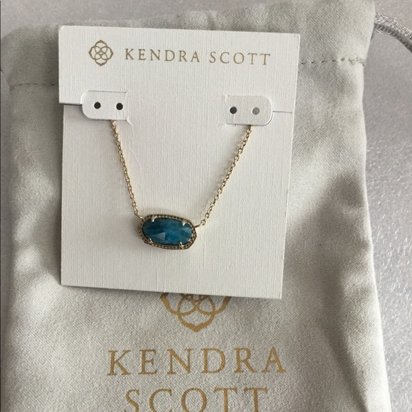 Kendra Scott Jewelry - Kendra Scott Elisa Necklace In Aqua Apatite